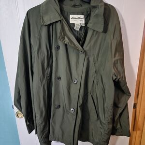 Vintage Eddie Bauer Women's Trench Coat Large